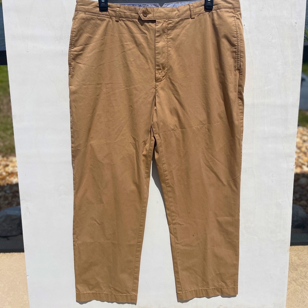 Daniel Cremieux Newport Tan Chinos 100% Cotton Relaxed Fit 40/30